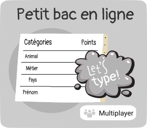 Le Petit bac en ligne