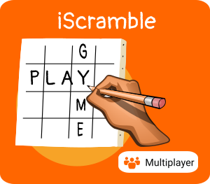 iScramble! (similar to scrabble)